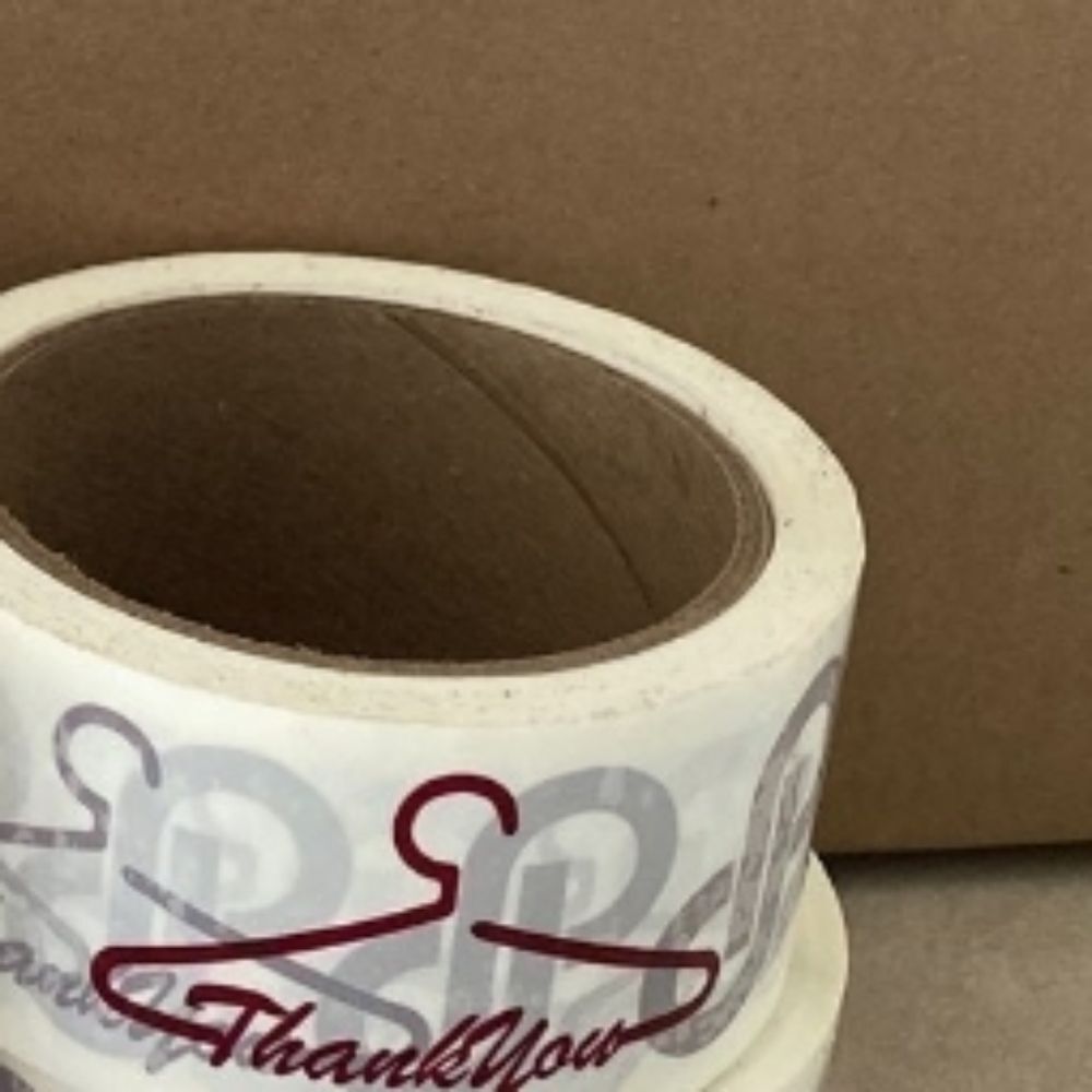 Tape Roll custom thank you hanger design Perfect for packaging Custom Thank Posh